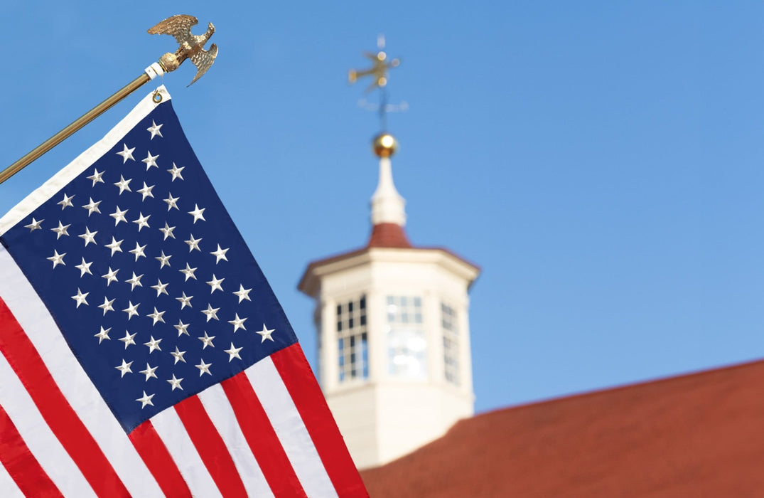 United States Flag Flown Over Mount Vernon - The Shops at Mount Vernon
