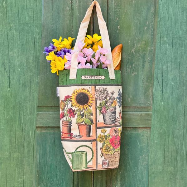 Gardening Tote - Cavallini Tote Bag - The Shops at Mount Vernon