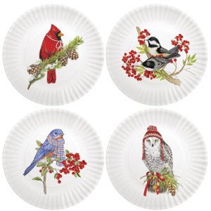 Holiday Christmas Appetizer Plates - Set Four - The Shops at Mount Vernon