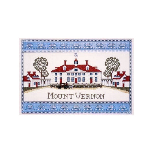 Mount Vernon Mansion Shell Border - Cross Stitch Kit - The Shops at Mount Vernon - The Shops at Mount Vernon