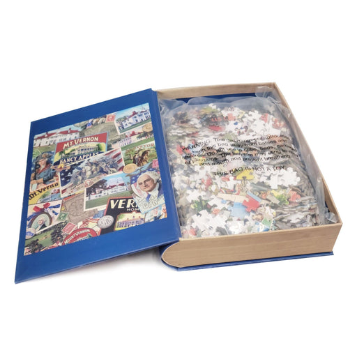 Mount Vernon Retro Ephemera Puzzle - 1000 Pieces - DESIGN MASTER ASSOCIATES - The Shops at Mount Vernon