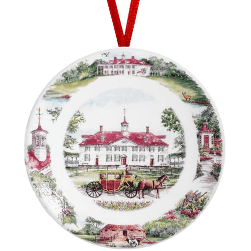 Mount Vernon Scenes Plate Ornament - The Shops at Mount Vernon