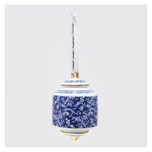 MV Ornament Collection - Porcelain Blue Room Cylinder - DESIGN MASTER ASSOCIATES - The Shops at Mount Vernon