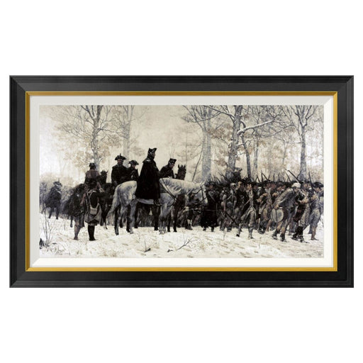 Washington at Valley Forge by Trego: Medium Edition - BENTLEY GLOBAL ARTS GROUP - The Shops at Mount Vernon
