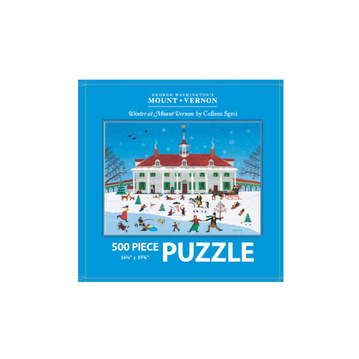 Winter at Mount Vernon - 500 Piece Puzzle - DESIGN MASTER ASSOCIATES - The Shops at Mount Vernon