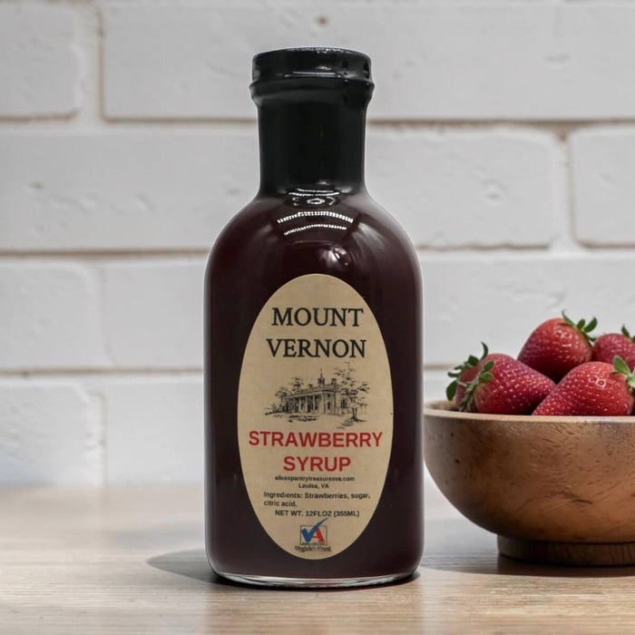 Mount Vernon Strawberry Syrup