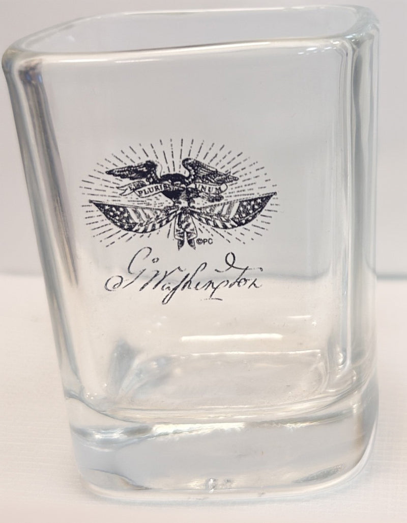 Shot Glass Patriotic Eagle (Square)