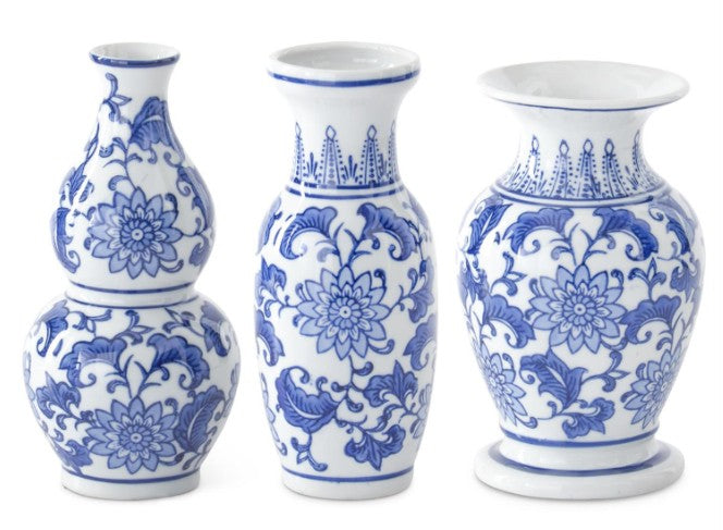 BUD VASES ASSRTD B&W