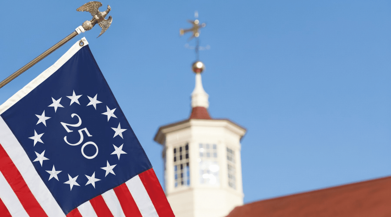 250th Anniversary American Flag – Limited Edition Commemorative Flag - The Shops at Mount Vernon