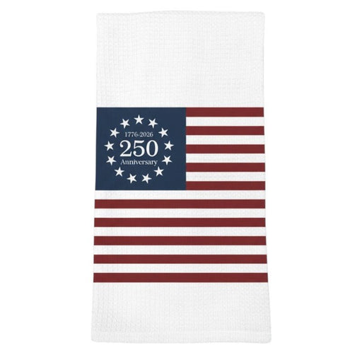 250th Anniversary Flower Sack Kitchen Towel - The Shops at Mount Vernon