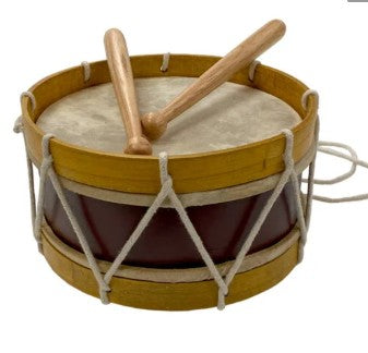 Wood Drum w/Sticks