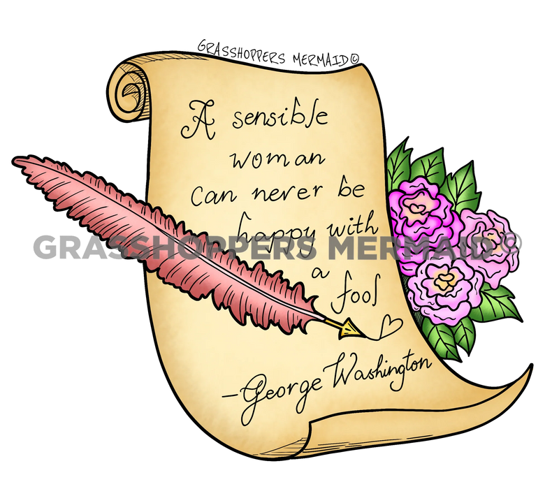 STICKER A SENSIBLE WOMAN