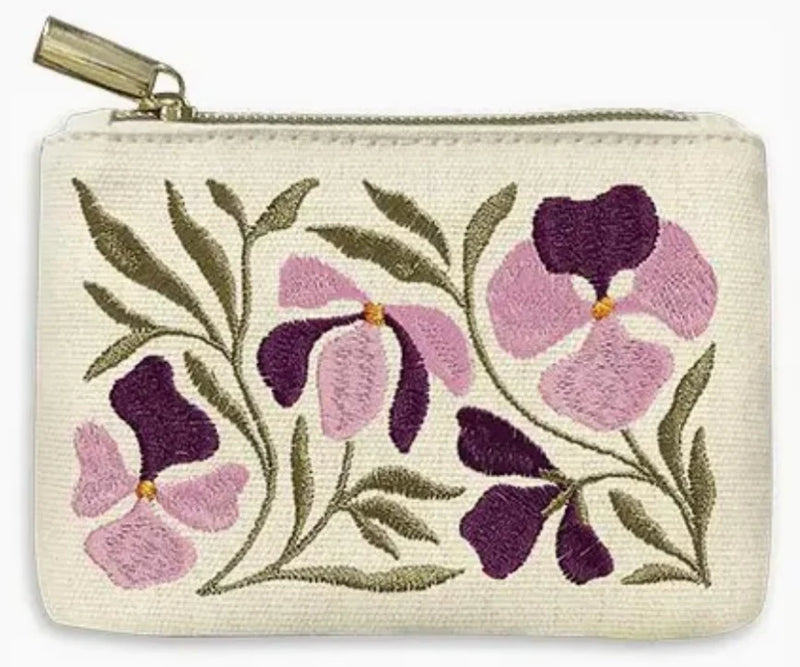 Coin Pouch Flower Market Pansy