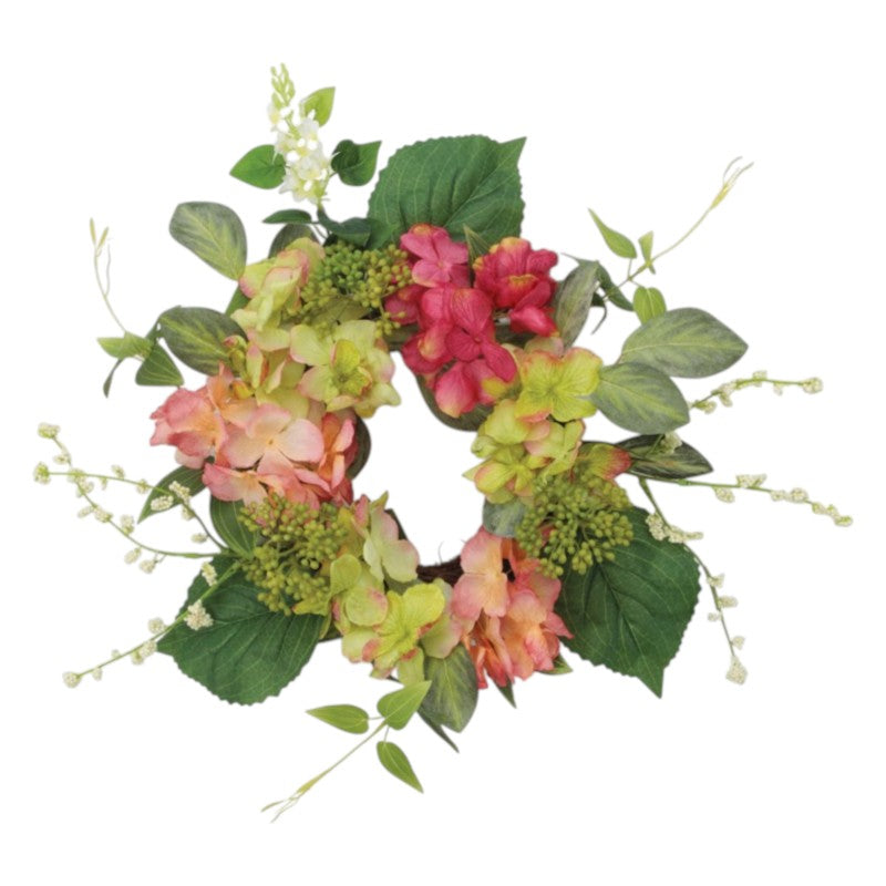 Hydrangea Candle Ring – 17"