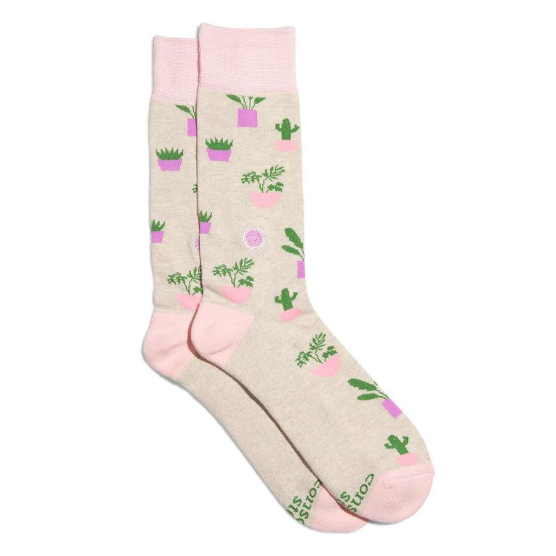 Socks that Support Mental Health House Plants-Small
