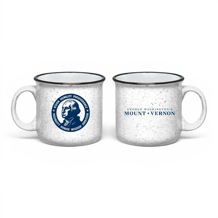 George Washington Seven Attributes Campfire Mug