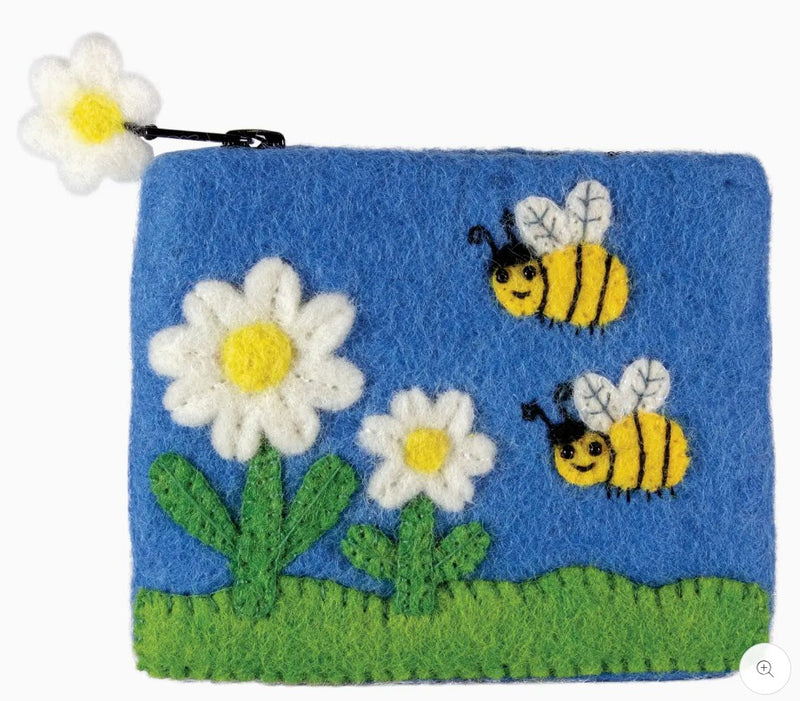Coin Purse Bumble Bees