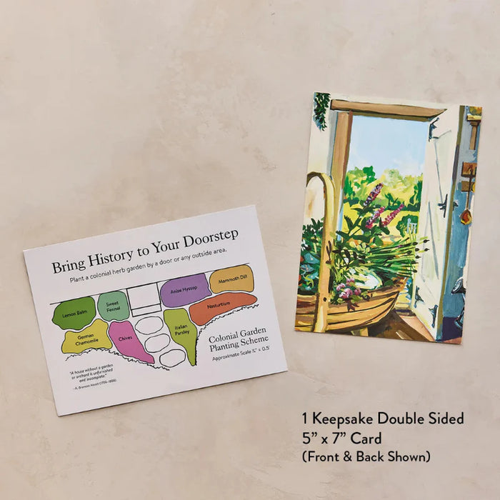 Colonial Dooryard Herb Garden Seed Kit – America’s 250th Anniversary