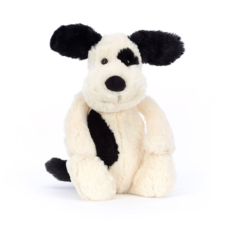 BASHFUL BLACK/CREAM PUPPY MD