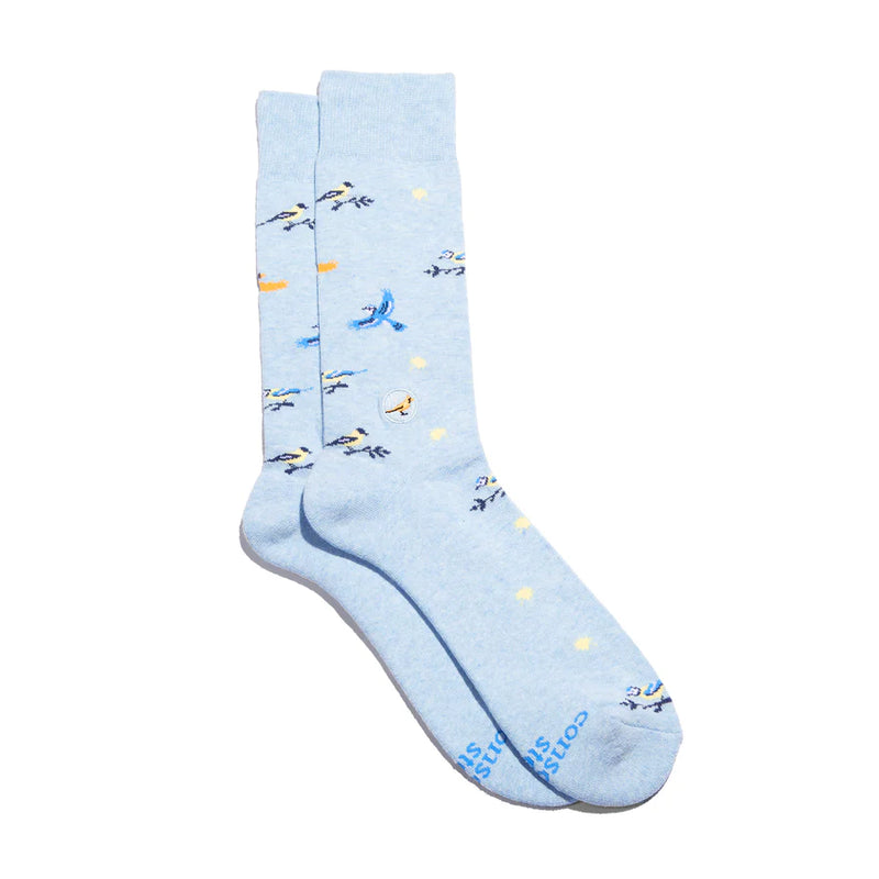 Socks that Protect Songbirds-Medium