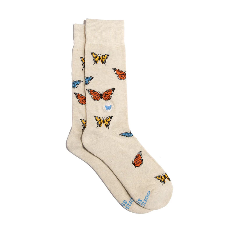 Socks that Protect Butterflies-Medium