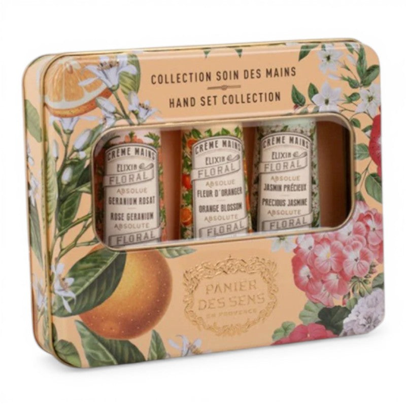 3 Hand Care Gift Set – Orange Blossom, Rose Geranium & Precious Jasmine