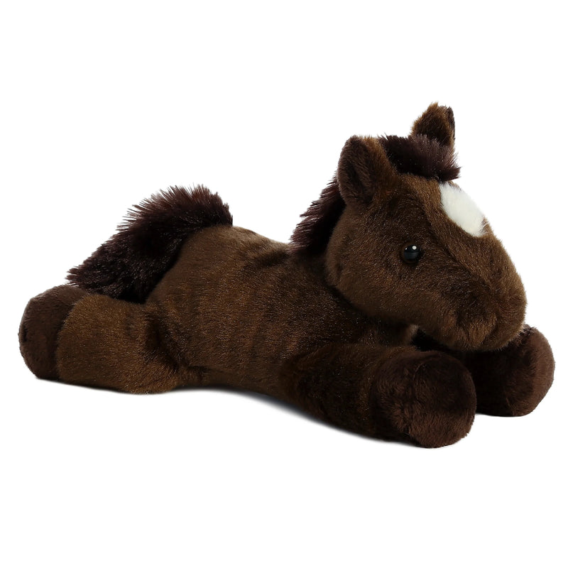 PLUSH MINI FLOPSIE CHESTNUT 8" HORSE