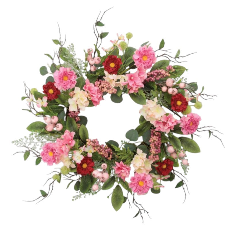 Wreath Mixed Floral 24in