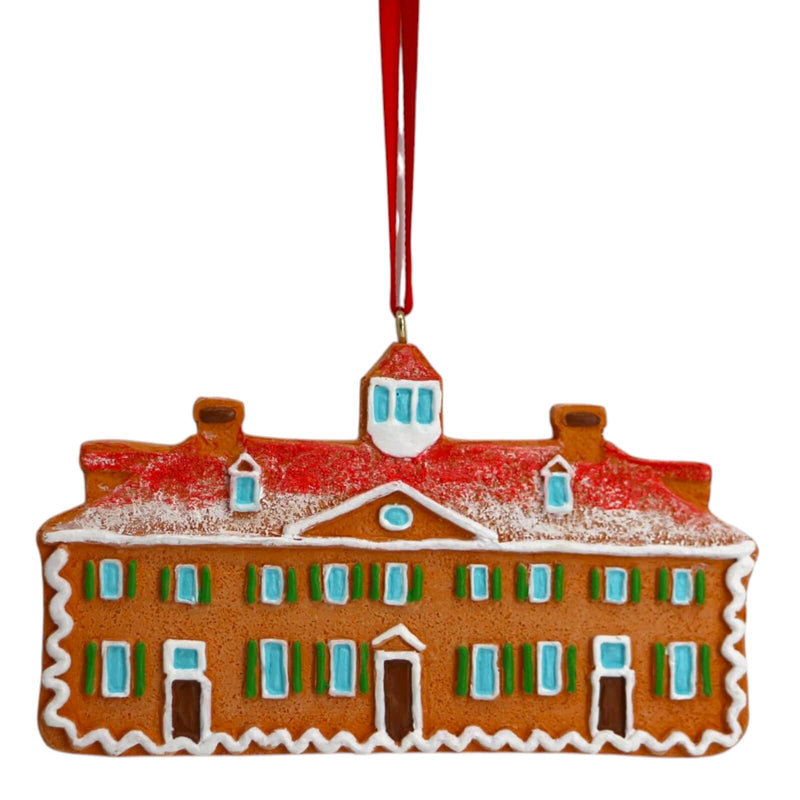 Mount Vernon Mansion Gingerbread Ornament