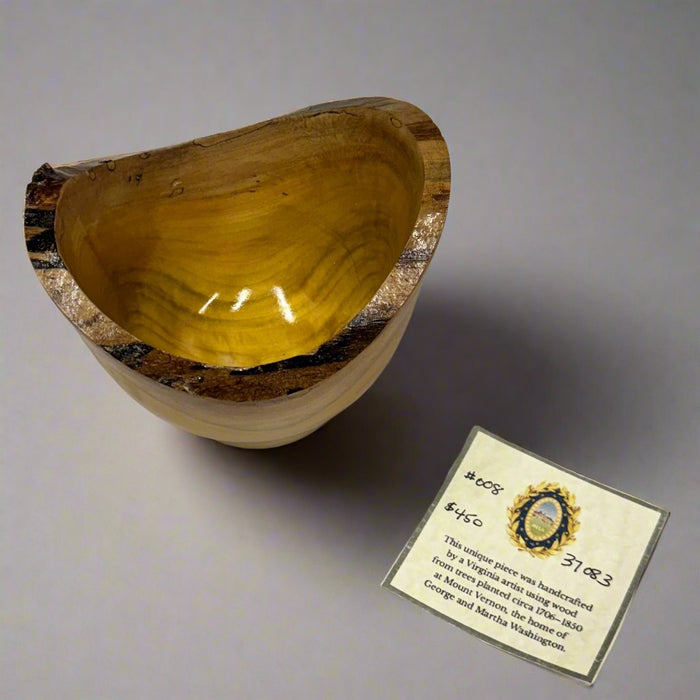 Historic Wood Bowl - Tulip Poplar - #008