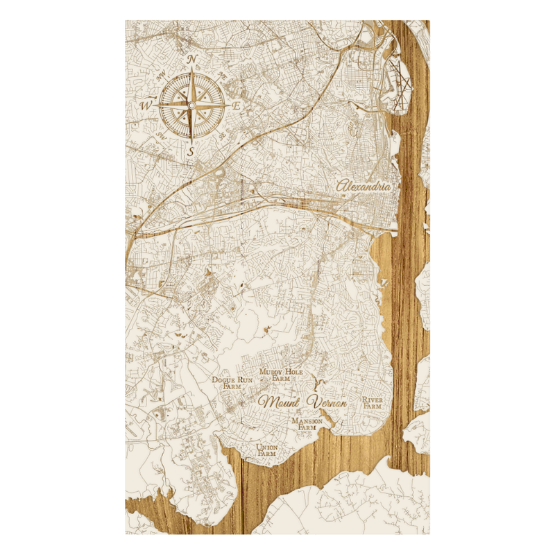 MAP ENGR MINI MV & POTOMAC  7.25"X12"