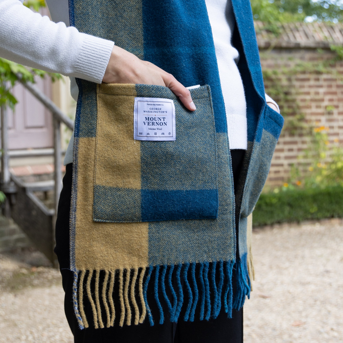 Mount Vernon Wool Pocket Scarf