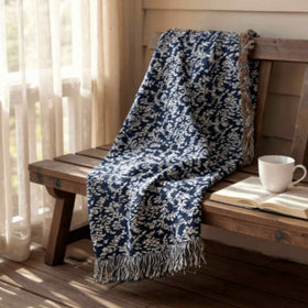 Blue Room Cotton Throw
