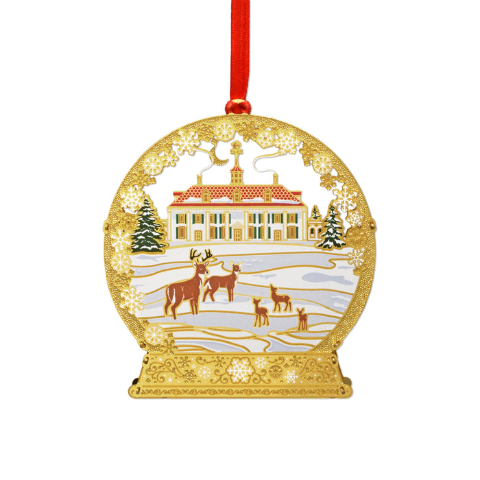 Mount Vernon Snowglobe Ornament