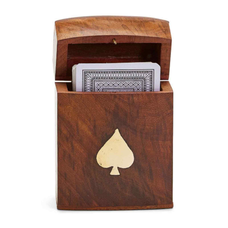 Playing Card Set in Wooden Box