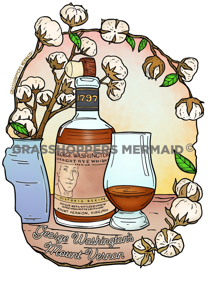 STICKER WASHINGTON WHISKEY