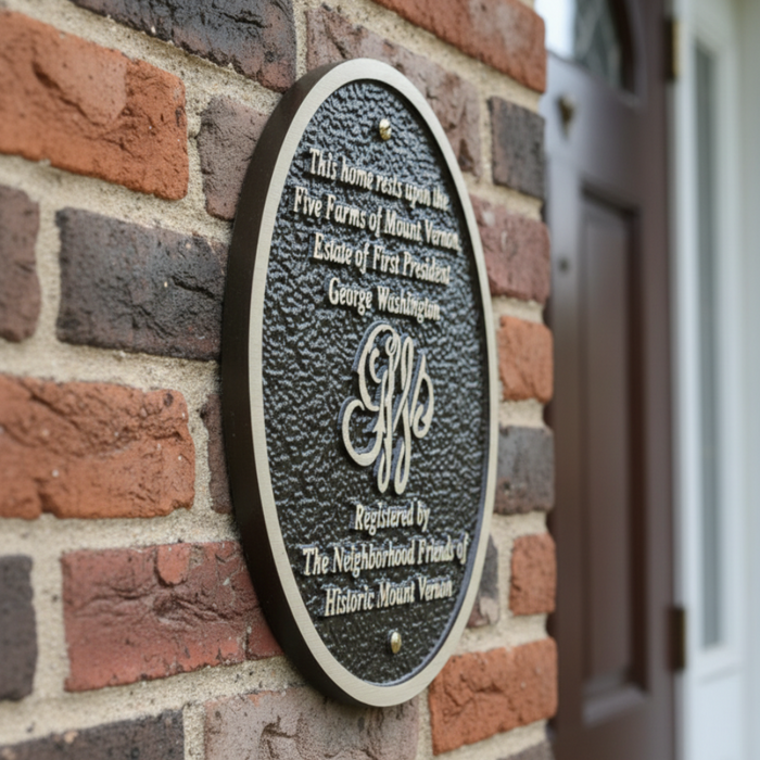 Five Farms Neighborhood Friends Commemorative Plaque