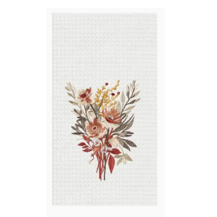 Fall Floral Ranunculus Flour Sack Towel