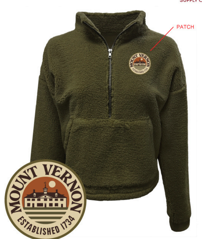 JACKET WOMEN'S TEDDY MOUNT VERNON PATCH