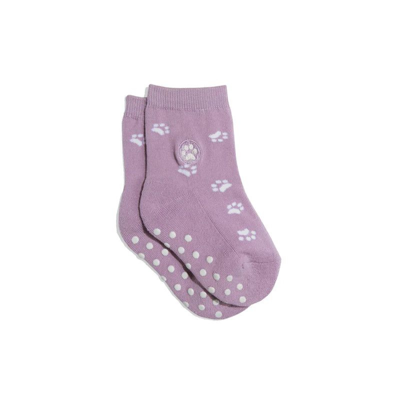 Kids Socks that Save Dogs, Purple-Toddler