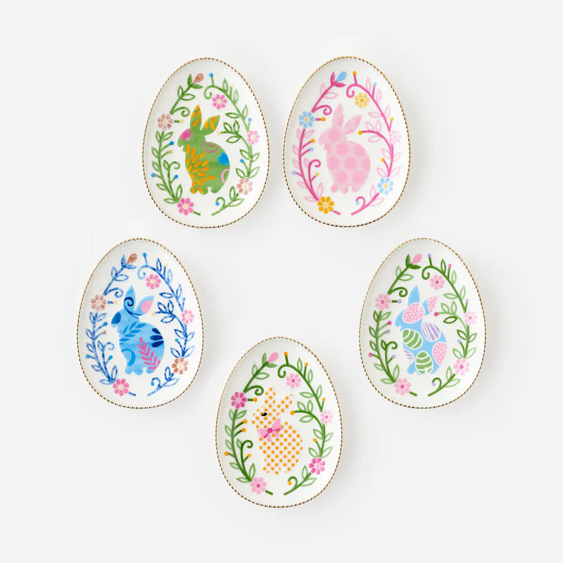 PLATES S/4 SCALLOPED EASTER