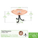 Achla Birdbath Dogwood - Stand Sold Separately - The Shops at Mount Vernon