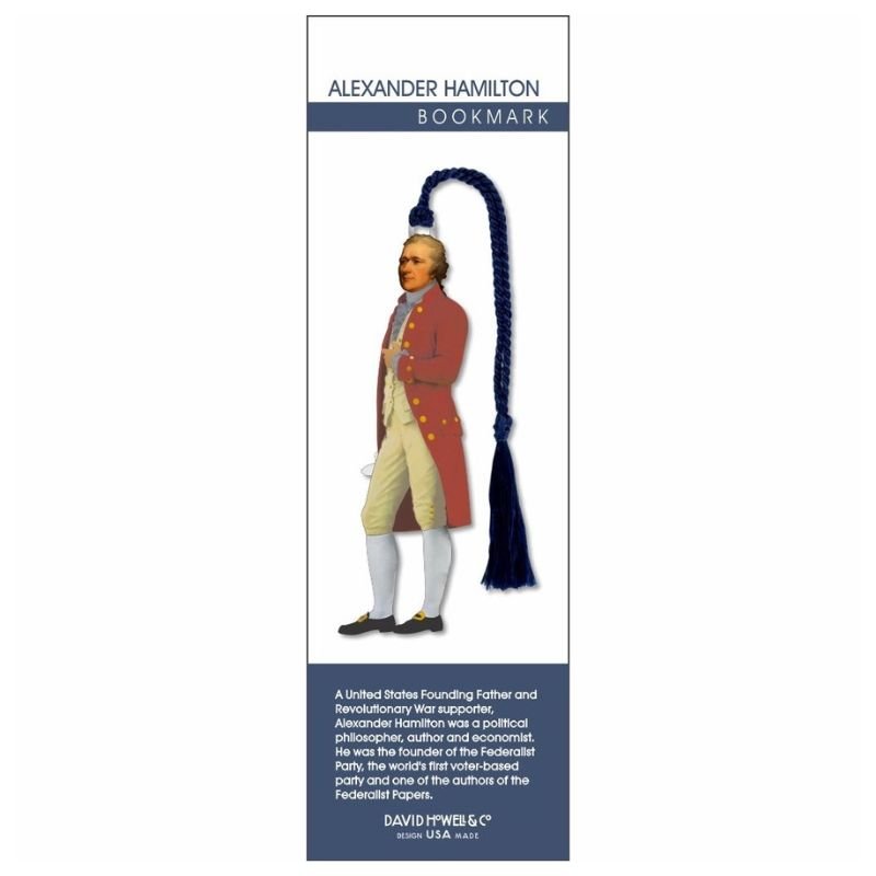 Alexander Hamilton Metal Bookmark - The Shops at Mount Vernon