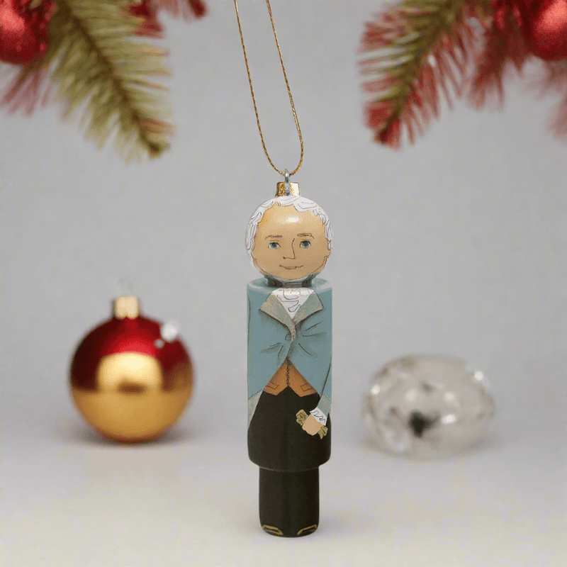 Alexander Hamilton Wooden Ornament - The Shops at Mount Vernon