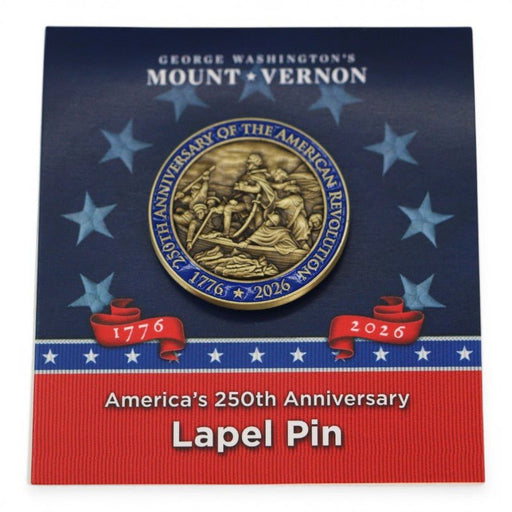 America 250 Lapel Pin - The Shops at Mount Vernon