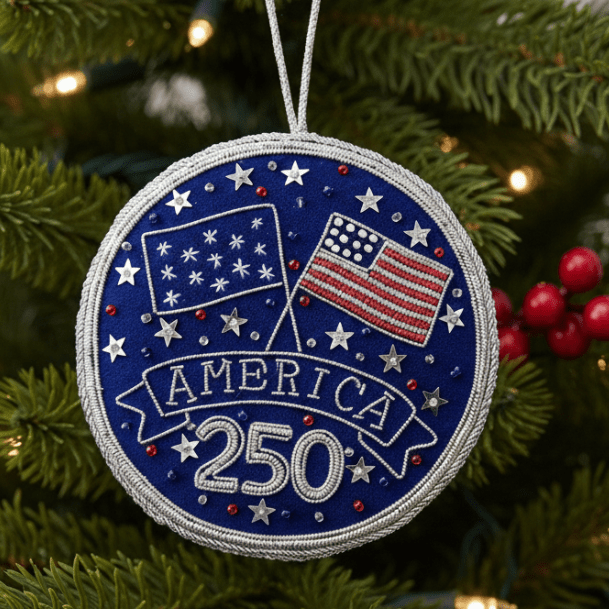 America 250 Ornament St. Nicolas - The Shops at Mount Vernon