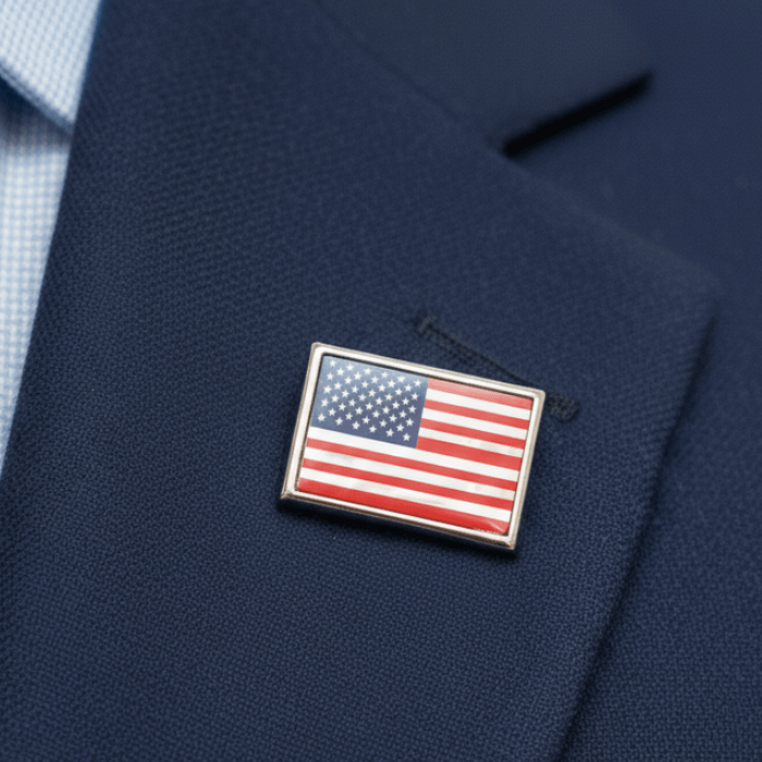 American Flag Lapel Pin - The Shops at Mount Vernon