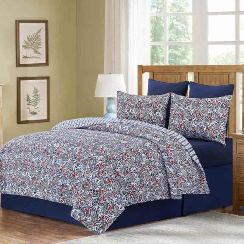 Americana Paisley Quilt Set King - The Shops at Mount Vernon