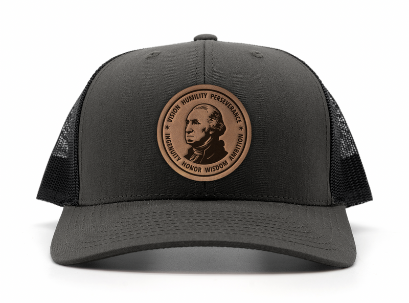 HAT GW ROUND LEATHER PATCH