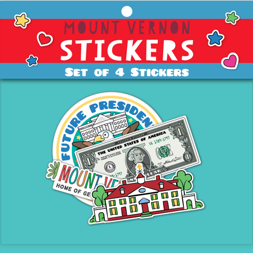 STICKER PACK OF 4